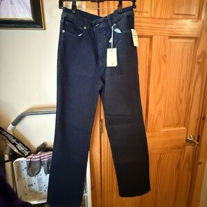 Good American Indigo Straight-Leg Jeans